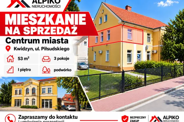 Kwidzyn, kwidzyński, Mieszkanie na sprzedaż